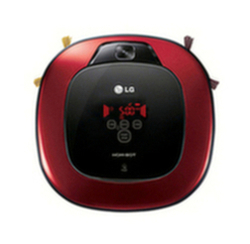 LG HOM-BOT SQUARE VR62601LV Robot Vacuum Cleaner, Italian Red